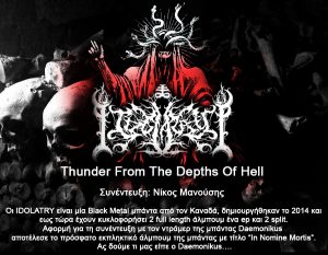 Read more about the article Idolatry – Thunder From The Depths Of Hell