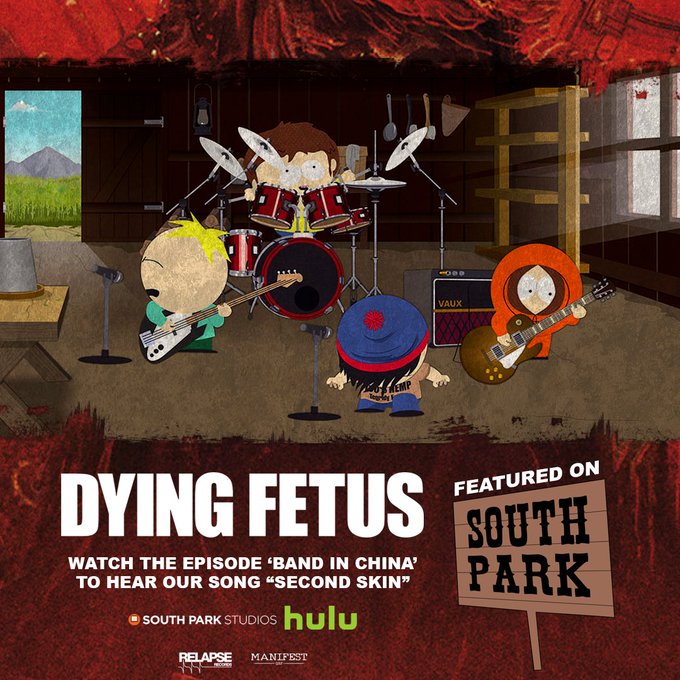 Dying Fetus And Death Decline Songs Featured In New South Park