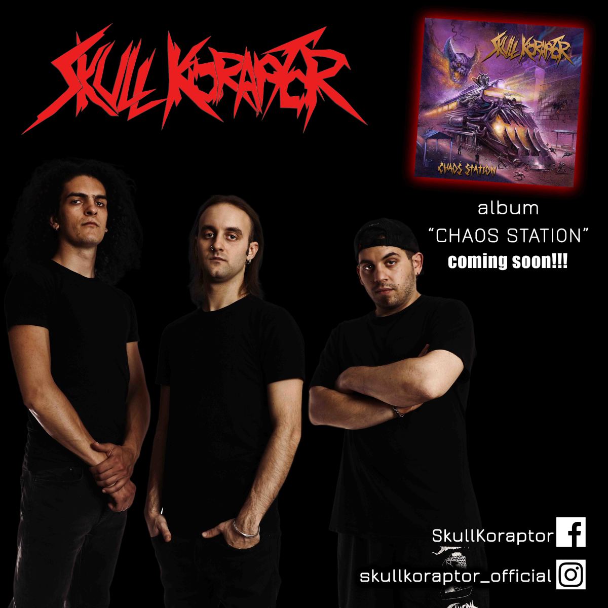 You are currently viewing SKULL KORAPTOR – single ‘Blast it out’….+ Οfficial video from upcoming full length ‘Chaos Station’!