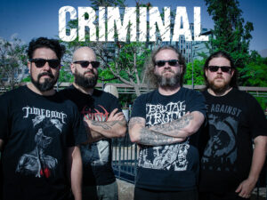 CRIMINAL Launches Lyric Video For New Single, “Live on Your Knees”.