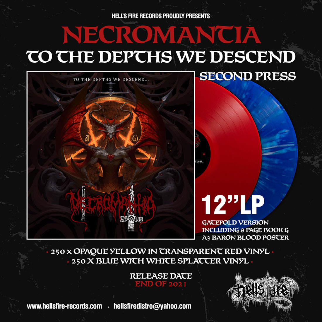 Read more about the article THE GALLERY Contest: Win a vinyl of NECROMANTIA’ s – “To The Depths We Descend” album (06/11/2021)