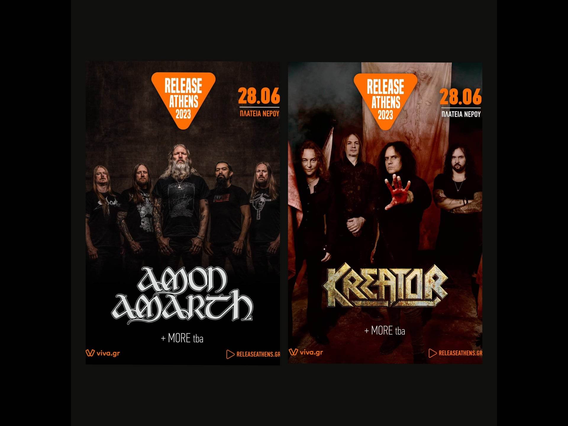 Read more about the article Οι AMON AMARTH και KREATOR τον Ιούνιο στο Release Athens 2023!